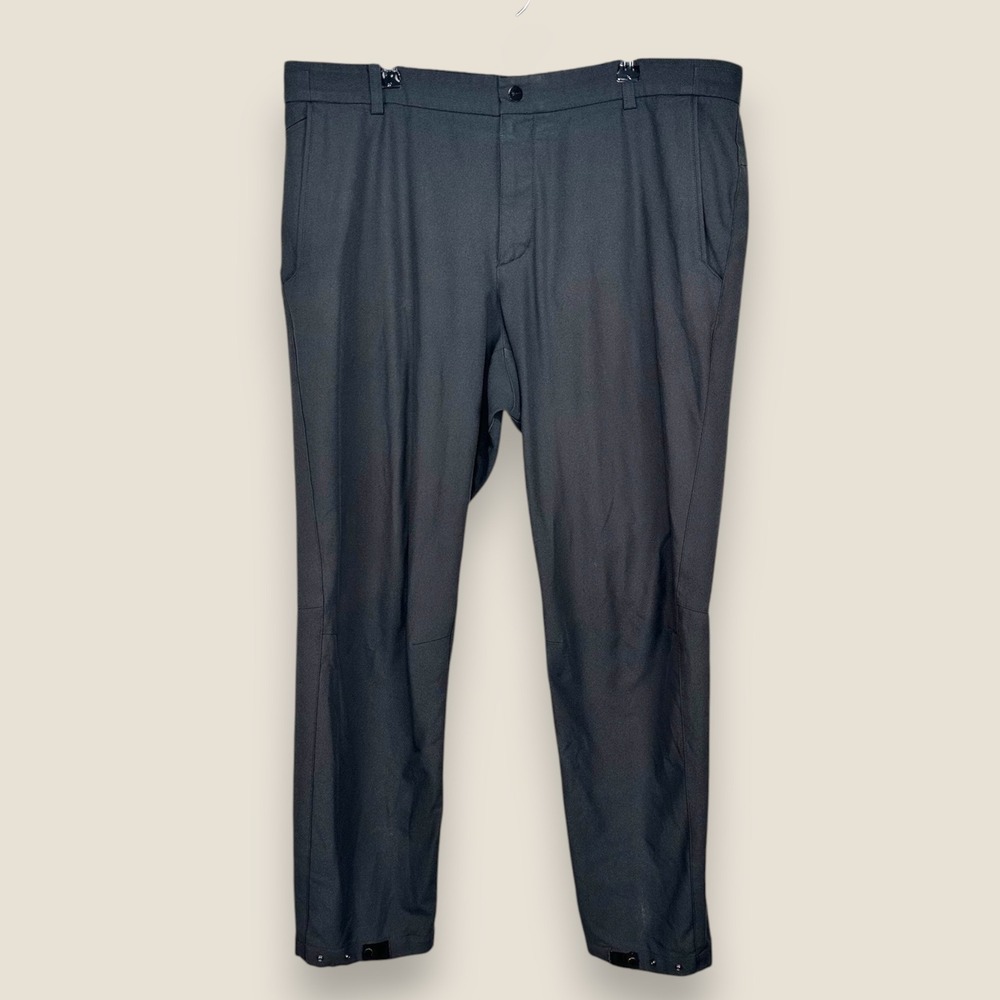 Nike Golf Modern Fit Performance Golf Pants Gray Ankle Snaps Men 36x30